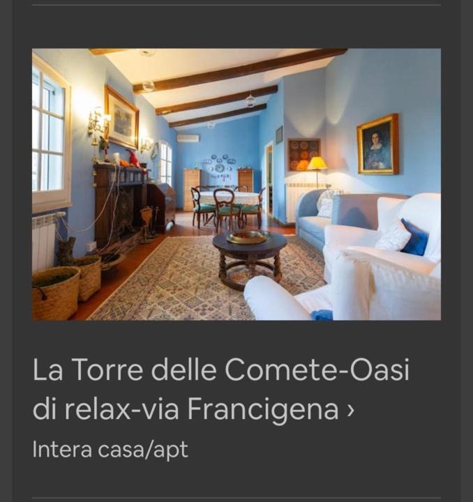 La Torre Delle Comete -Villa Lungo La Via Francigena Сутри Екстериор снимка